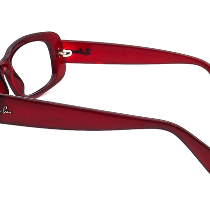 Ray-Ban Women's Sunglasses RB 4122 735/8G Burgundy Rectangular Italy 50 mm