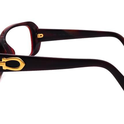 Cartier Women's Sunglasses 3658387 Burgundy Rectangular France 58 mm