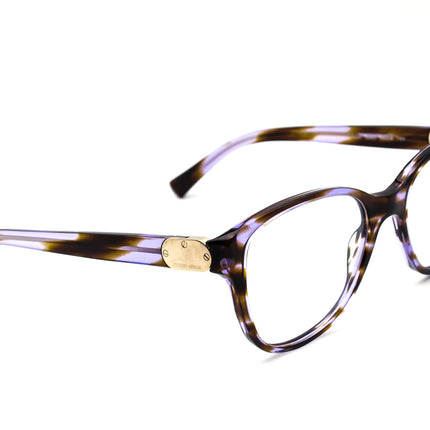 Giorgio Armani Women's Eyeglasses AR 7034 5242 Striped Violet B-Shape Frame Italy 54[]18 140