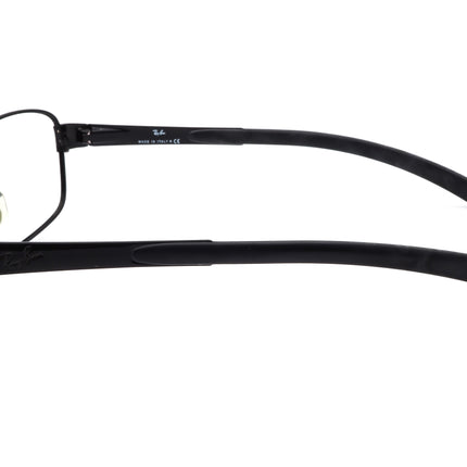 Ray-Ban Sunglasses RB 3413 002 Black Wrap Metal Italy 59 mm