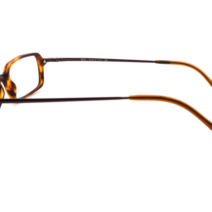 Ray-Ban Small Eyeglasses RB 5048 2144 Tortoise Rectangular Frame Italy 47[]18 135