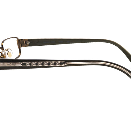 Michael Kors Women's Eyeglasses MK420 319 Brown Rectangular Frame 50[]16 135