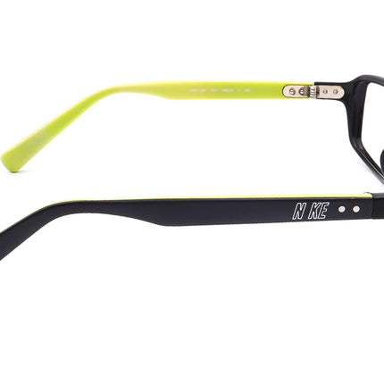 Nike Men's Eyeglasses 7220 010 Black/Navy Blue/ Green Rectangular Frame 54[]15 130