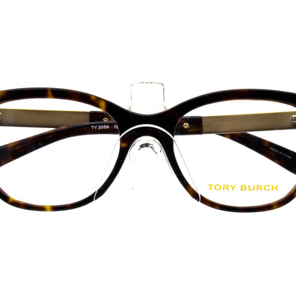 Tory Burch Women's Eyeglasses TY 2059 1519 Tortoise & Gold Cat Eye Frame 51[]18 135