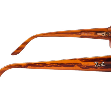 Ray-Ban Women's Sunglasses RB 4067 689 Brown Rectangular Italy 52 mm