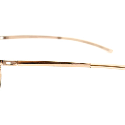 Gucci Women's Sunglasses GG 2704/S MB9 Transparent Brown & Gold Oval Italy 52 mm