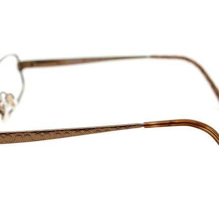 Coach Women's Eyeglasses Wendy Shiny Sand Rectangular Metal Frame 51[]16 135