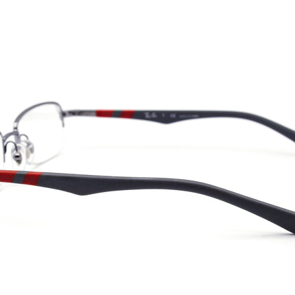 Ray-Ban Kids' Eyeglasses RB 1031 4008 Silver Gray Red Half Rim Frame 45[]15 125