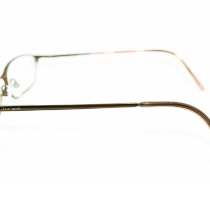 Kate Spade Women's Eyeglasses Kensington OP40 Brown Rectangular Metal Frame 51[]15 130