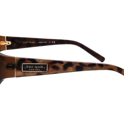 Kate Spade Women's Sunglasses DEE/S 01W0 Y6 Brown Tortoise Oval Italy 54 mm