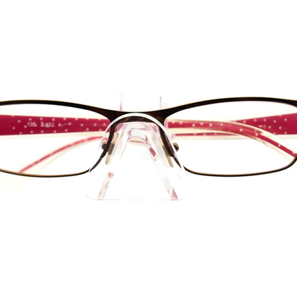 Kate Spade Women's Eyeglasses Marissa J166 Brown/Clear/Pink Browline Frame 48[]18 135