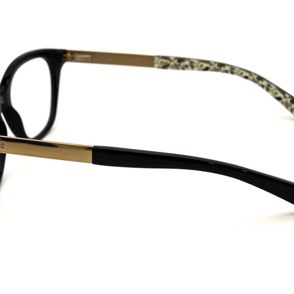 Tory Burch Women's Eyeglasses TY 2059 1265 Black/Gold Cat Eye Frame 51[]18 135