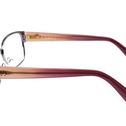 Christian Dior Women's Eyeglasses CD3767 Dark Purple Browline Frame Italy 53[]15 135