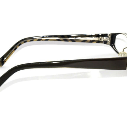 Burberry Women's Eyeglasses B 8404/U 0CE3 Black on Clear Oval Frame Italy 50[]17 130