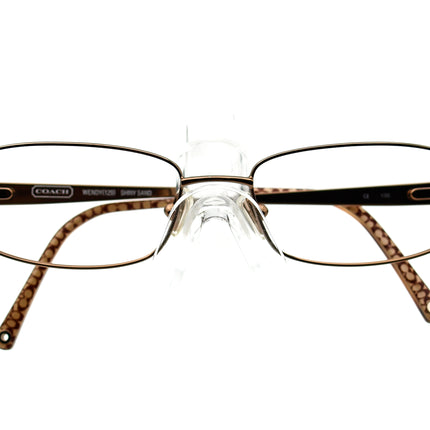 Coach Women's Eyeglasses Wendy Shiny Sand Rectangular Metal Frame 51[]16 135