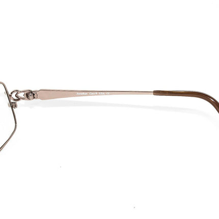 Jonathan Kate Women's Eyeglasses Xanadu Copper/Brown Rectangular Metal Frame Korea 52[]16 137