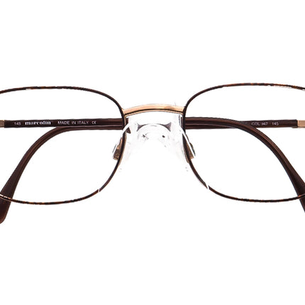 Marcolin Men's Eyeglasses MOD. 6465 COL. 947 Tortoise/Gold/Brown Square Frame Italy 53[]20 145