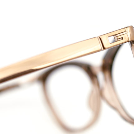 Gucci Women's Sunglasses GG 2704/S MB9 Transparent Brown & Gold Oval Italy 52 mm