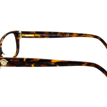 Versace Women's Eyeglasses 3207 5116 Glitter Glitter Tortoise Rectangular Frame Italy 52[]16 140