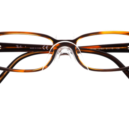 Ray-Ban Eyeglasses RB 5084 2193 Tortoise Brown Rectangular Frame 51[]15 135
