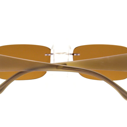 Silhouette Eyeglasses 7599 20 6051 Gold/Honey Rimless Frame Austria 54[]19 140
