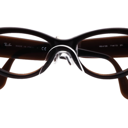 Ray-Ban Women's Sunglasses RB 4135 714/13 Brown Oval Italy 50 mm