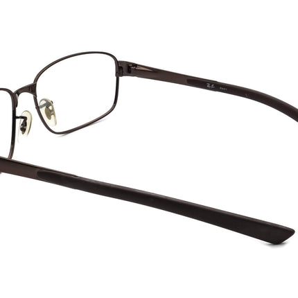 Ray-Ban Men's Sunglasses RB 3413 014/51 Brown Rectangular Metal Italy 59 mm