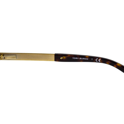 Tory Burch Women's Eyeglasses TY 2059 1519 Tortoise & Gold Cat Eye Frame 51[]18 135