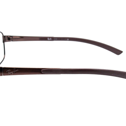 Ray-Ban Sunglasses RB 3413 014/51 Brown Rectangular Metal Italy 59 mm