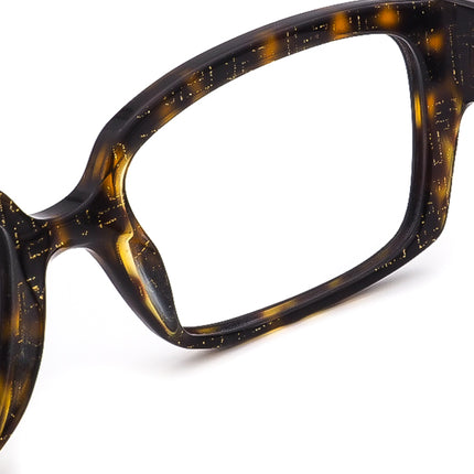 Fendi Women's Eyeglasses F851 214 Tortoise/Glitter Rectangular Frame Italy 51[]16 130