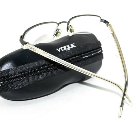 Vogue Women's Eyeglasses VO 3468 548 Silver/Clear Half Rim Frame Italy 51[]19 140
