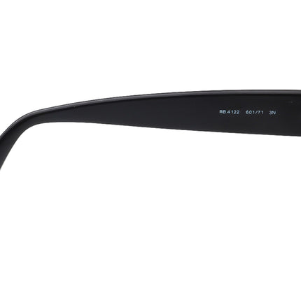 Ray-Ban Women's Sunglasses RB 4122 601 Black Rectangular Italy 50 mm