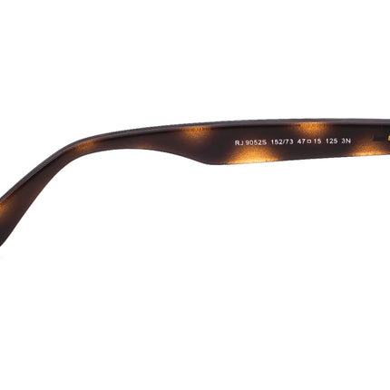 Ray-Ban Kids' Sunglasses RJ 9052S 152 Tortoise Horn Rim 47 mm