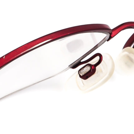 Burberry Women's Eyeglasses B 1146 1092 Burgundy Half Rim Frame Italy 50[]17 135