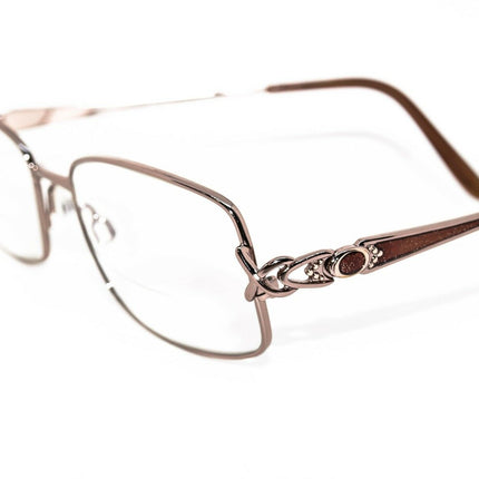 Jonathan Kate Women's Eyeglasses Xanadu Copper/Brown Rectangular Metal Frame Korea 52[]16 137