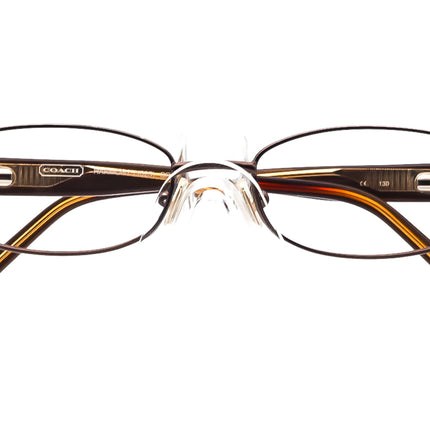 Coach Women's Eyeglasses Harmony 1025 Brown Oval Frame 49[]17 130