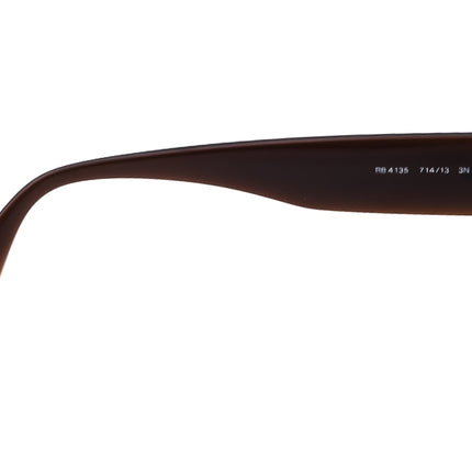 Ray-Ban Women's Sunglasses RB 4135 714/13 Brown Oval Italy 50 mm