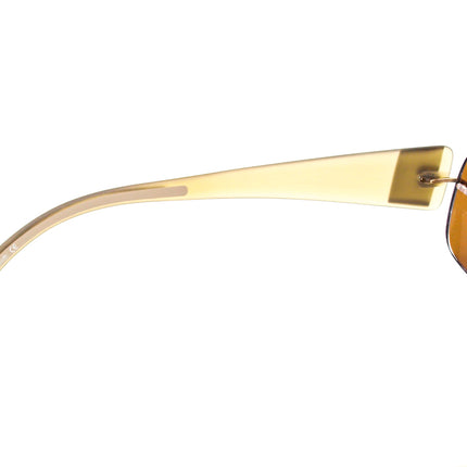Silhouette Eyeglasses 7599 20 6051 Gold/Honey Rimless Frame Austria 54[]19 140