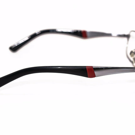 Ray-Ban Kids' Eyeglasses RB 1026 4008 Silver/Red/Black Rectangular Metal Frame 47[]16 125