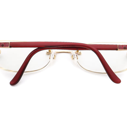Daniel Swarovski Women's Eyeglasses S183 20 6054 Gold/Burgundy Rimless Frame Austria 51[]18 135