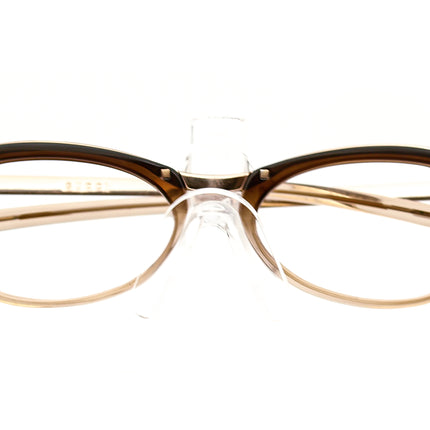 Gucci Women's Sunglasses GG 2704/S MB9 Transparent Brown & Gold Oval Italy 52 mm