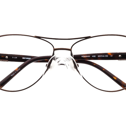 Genuine Swarovski Crystal Women's Sunglasses HD0304X 49E Tortoise with Rhinestones Aviator 60 mm