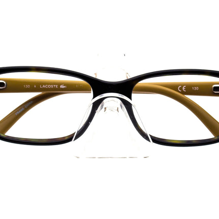 Lacoste Eyeglasses L3606 214 Tortoise & Brown Rectangular Frame 49[]16 130