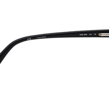 Nike Small Eyeglasses 5509 018 Black/Gray Rectangular Frame 48[]17 130