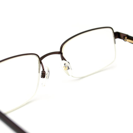 Daniel Swarovski Eyeglasses S162 40 6052 Brown/Black Half Rim Frame Austria 51[]21 135