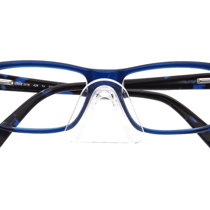 Nike Small Eyeglasses 5518 428 Blue Rectangular Frame 49[]15 130