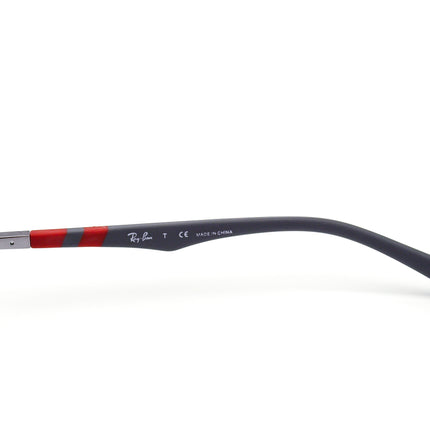 Ray-Ban Kids' Eyeglasses RB 1031 4008 Silver Gray Red Half Rim Frame 45[]15 125