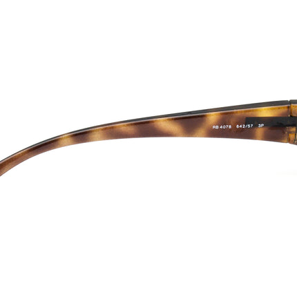 Ray-Ban Women's Sunglasses RB 4078 642 Tortoise Rectangular Italy 56 mm