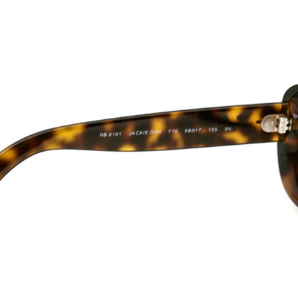 Ray-Ban Women's Sunglasses RB 4101 Jackie Ohh 710 Tortoise Square Italy 58 mm