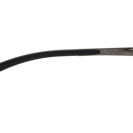 Ray-Ban Men's Sunglasses RB 3413 004 Gunmetal Rectangular Italy 59 mm